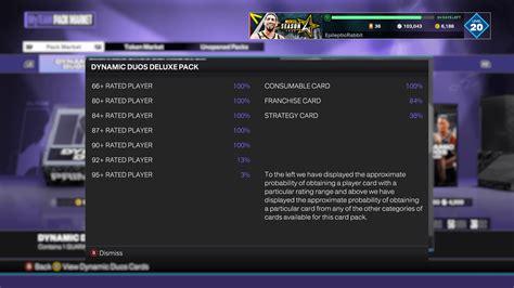 2k pack odds|INVINCIBILE 2K Pack Odds : r/MyTeam .